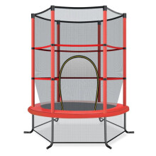 Hexagonale tuintrampoline 165 x 165 x 161 cm met 360 veiligheidsnet