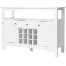 Buffet de cuisine 117 x 40,5 x 82,5 cm avec 1 tiroir casier à vin