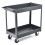 Carrinho de serviço - HELLOSHOP26 - 85 x 41 x 79 cm - Resistente à ferrugem - 4 rodas - 2 níveis 1