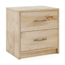 Conjunto de 2 mesas de cabeceira 38,5 x 28 x 39 cm com 2 gavetas