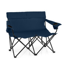 Doppel-Campingstuhl 132 x 66 x 96 cm mit komfortablen Becherhaltern modernes Design