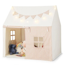 Tenda de jogo espaçosa 125 x 100 x 127 cm com tapete acolchoado de ambiente aconchegante