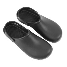 Chaussures de chef étanches pour homme et femme en EVA, noires, taille XL 29cm, antidérapantes
