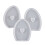 Simple and Practical Heart Eggs Shaped Silicone-combination 1