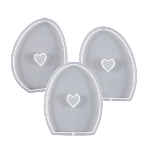 Simple and Practical Heart Eggs Shaped Silicone-combination