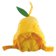 Chapéu de Frutas para Gatos, Chapéu de Pelúcia em Formato de Pera para Animais de Estimação, Chapéu de Pelúcia Leve e Criativo para Pets,
