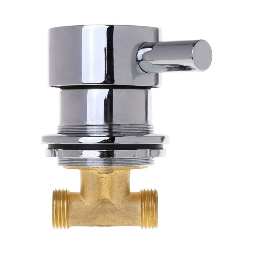 Thermostatic Mixing Valve For Bathroom Shower, Temperature Control Valve With G1/2 Thread, Brass Hot Cold Water Mixing Valve For Constant Temperature 9169997054395