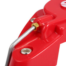 Capas protetoras e elegantes para pinças de freio de carro, conjunto universal tridimensional vermelho para pinças de freio da maioria dos