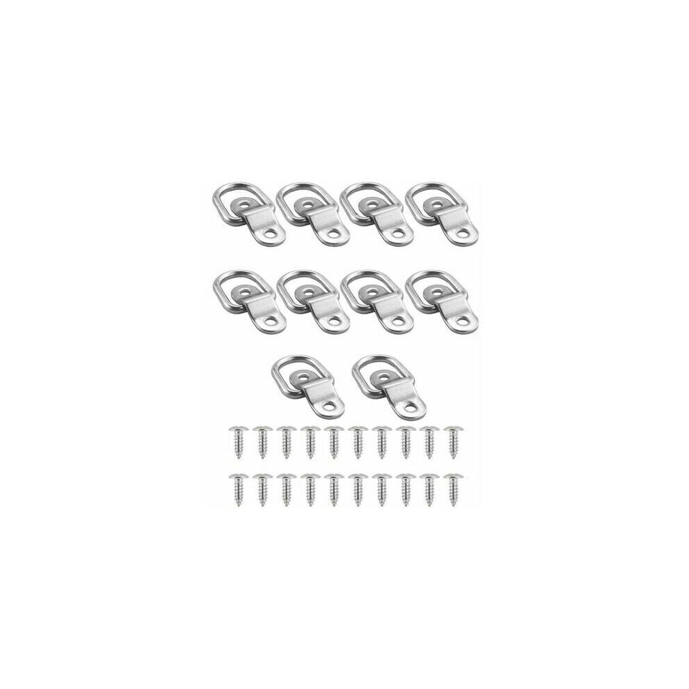 Truck Bed D Ring Hook For Kayak Storage, Versatile Surface Mount Anchor Point With 1200 Lbs Strength, Rust Proof Zinc Steel Bracket, Corrosion 9138057721348