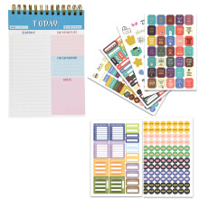 Organizational Gem, Vibrant Color Undated Planner, Non-Bleed Paper Assures Clean Writing, Protective Cover Offers Security, Flexible Spiral Bound