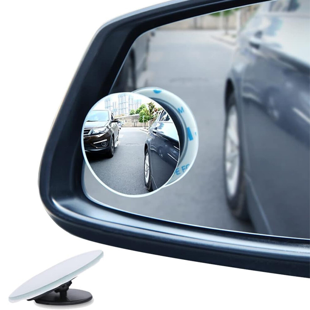 Drive Confidently With Blind Spot Mirrors, Angle Adjustable Hd Glass Rear View For Safe Lane Changes And Parking 9340258521782
