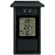 Binnen- en buitenthermometer voor thuis en in de kas, maximale en minimale temperatuurweergave met digitale hygrometer, zeer nauwkeurige