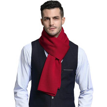 Warm Winter Scarf For Men, Cashmere-Like Merino Wool Knit, Soft Knit Scarves With Warm Fluffy Thick Texture, Cable-Knit Scarf Featuring Tassel