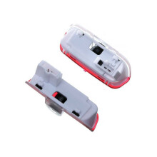 Hellerer SMD-LED-Türprojektor mit Logo, Originalstandard für Passat, Sagitar und Golf, lichtechtes Begrüßungslicht, 2 Stück