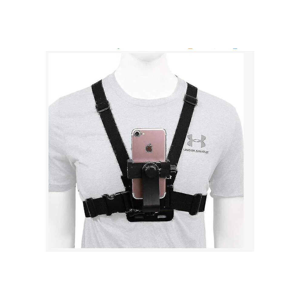 Compatible Chest Mount For Action Camera, Anti-Slide Mount For Adventure Activities, First-Person Perspective Videography, Quick Release Adjustable 9405630513509