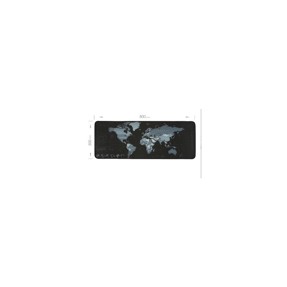 Extended Gaming Mouse Pad, Stitched Edge For Durability, Soft Material With Non-Slip Base Ensures Stability, Waterproof Surface Protects Your Desk, 9340959420995