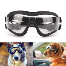 Augenschutzbrille für Haustiere, schneefest, winddicht, beschlagfrei, für Outdoor-Aktivitäten mit klaren Gläsern und Belüftungslöchern,