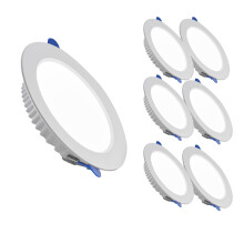 Energy-Efficient LED Spotlight For Kitchens And Bathrooms, Color Selectable CCT Allows Customization, Cast Aluminum Body Ensuring Durability And