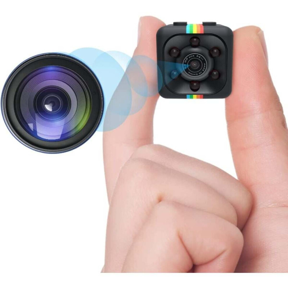 Covert Security Camera For Home Use, Portable Small Camera With Full Hd 1080P And Night Vision, Hidden Camera Featuring Motion Detection And 9128293039413