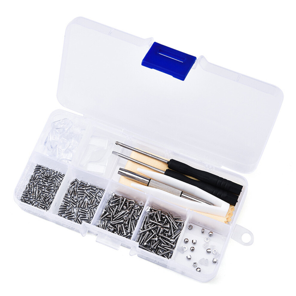 Eyeglass Repair Companion, Multi-Function Mini Screwdriver & Screws Assortment - High Compatibility For Most Eyewear, Lifetime Customer Service For 9128293985147