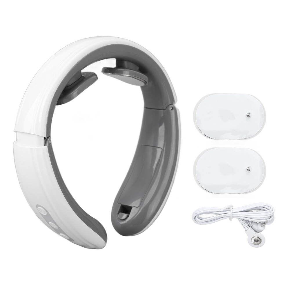 Portable and Soothing TENS Neck Massager with Heat Multiple Modes Adjustable Intensity for Neck Pain Relief and Relaxation For Halloween Parties