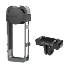 Protective Case for X5 Camera Frame Rabbit Cage with Silicone Lens Cover Cold Shoe with Magnetic Adapter
