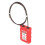 Adjustable Red Rugged Cable Lock for Industrial & Car Safety 8