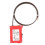 Adjustable Red Rugged Cable Lock for Industrial & Car Safety 16