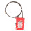 Adjustable Red Rugged Cable Lock for Industrial & Car Safety 12