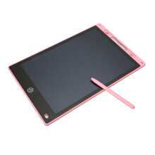 10-Zoll-LCD-Schreibtafel für Kinder, Wiederverwendbar & Abwischbar, Pink
