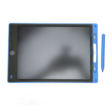 Tabella Scrittura LCD da 10 Pollici per Bambini, Tavoletta di Disegno Riutilizzabile e Reversibile Blu Scuro