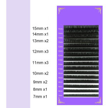 Individual Lashes Professional Beauty Tools, Easy Application Eyelash Extensions No Kink Assurance High-Quality Materials for Salon Supplies Suitable