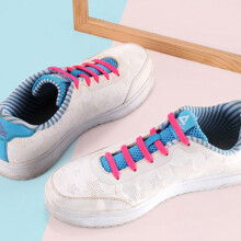 Cordones de zapatos sin atar, elásticos de silicona, cordones perezosos para niños y adultos, ajuste cómodo de carga rápida, cordones elásticos