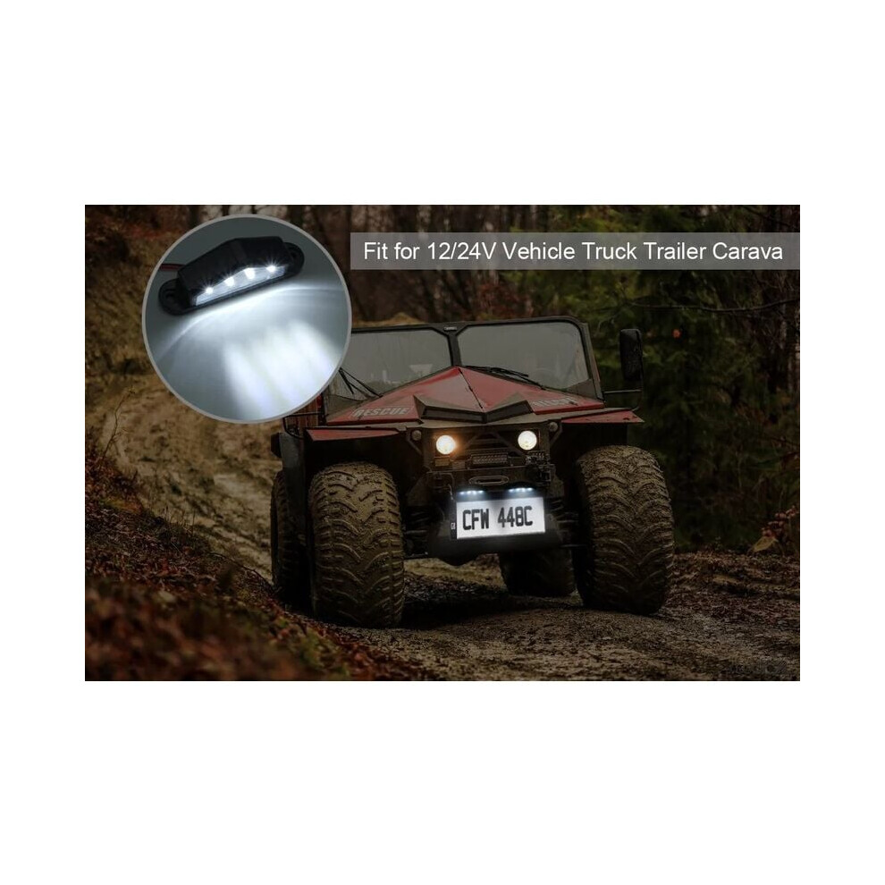 License Plate Stylish Decorative Super Bright Led License Plate Mount For Car Van Trailer Truck, Stable Performance Quick Start Energy Saving Light 9169997057228