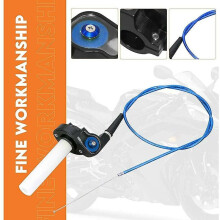 Aluminum Alloy Twist Throttle, Quick Turn Accelerator Handle Grips for 7_8 Inch Handle Bar, High-Performance Motocross Kit, Compatible with 50-250CC