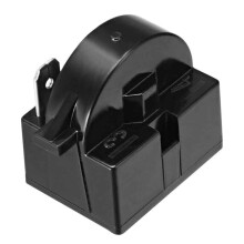 Partida de compressor de alto desempenho para refrigeradores, relé de partida com protetor de sobrecarga para fácil instalação em mini-geladeiras