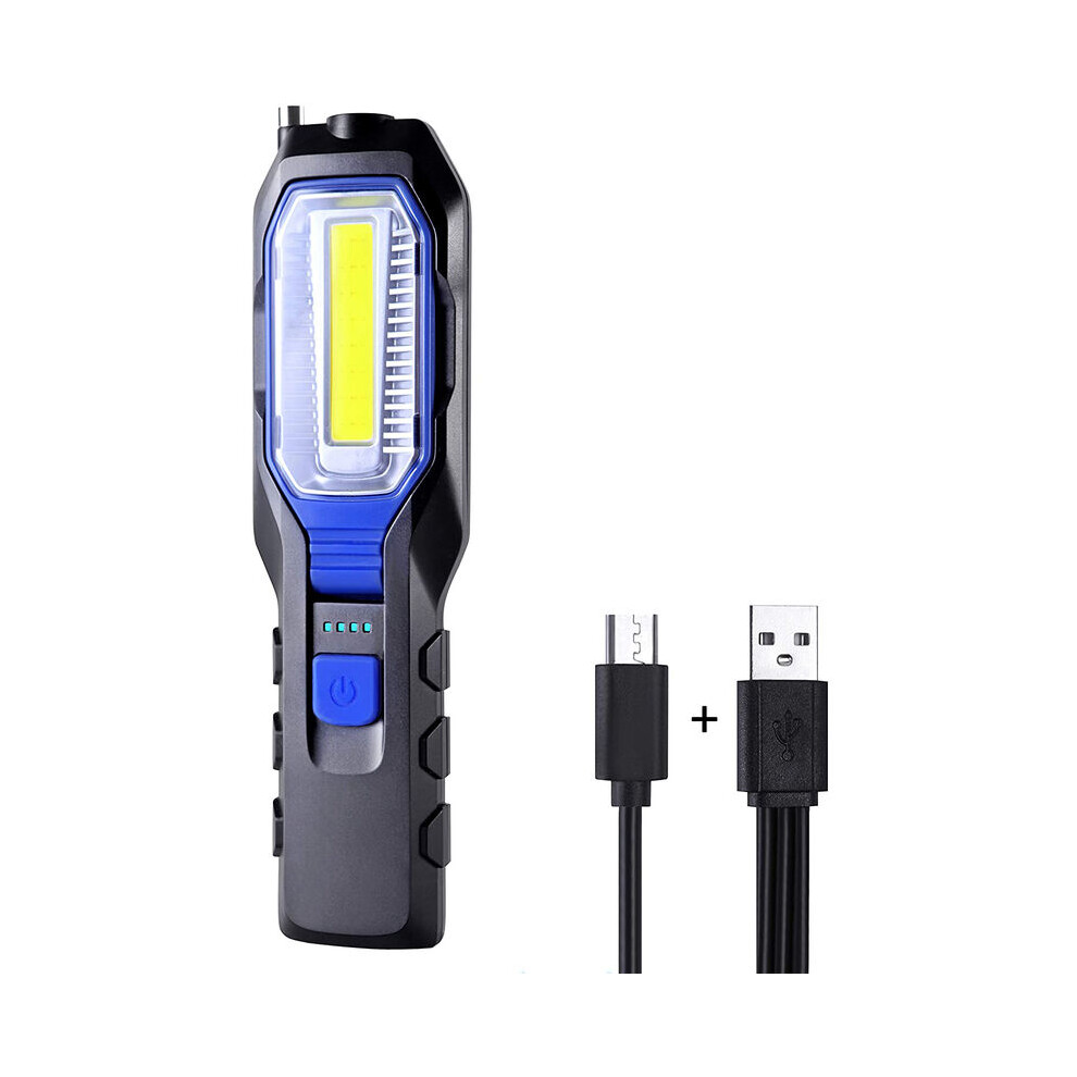 Multi Lighting Modes For Dog Walking, Rechargeable Battery Portable Design Emergency Repair Lamp Cob Led Work Light Garage Workshop Use 9405630819045
