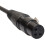 Studie- og scene-XLR-kabel, 3 meter højtydende han-til-hun-stik, sort, til problemfri lydtransmission 5