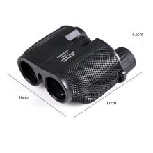 High-Definition verrekijker, compacte verrekijker 10x25, waterdichte verrekijker voor eenvoudig scherpstellen, goed zicht bij weinig licht, ideaal