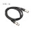 Studie- og scene-XLR-kabel, 3 meter højtydende han-til-hun-stik, sort, til problemfri lydtransmission 2