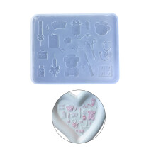 Mini Bear Doctor Accessories Dropper Mold Cute Ornaments Moulds