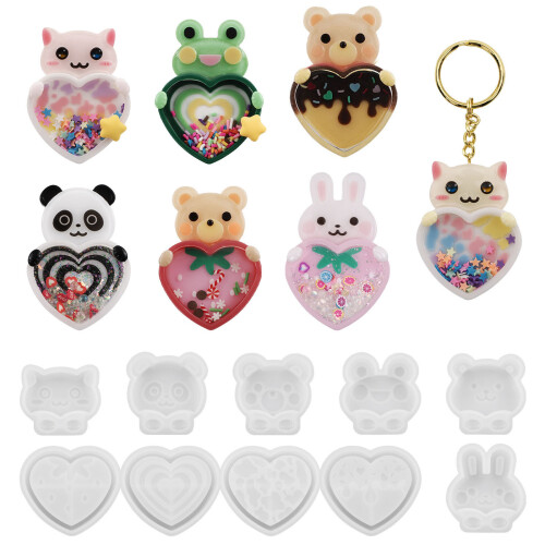 Fun Shakeable Resin Animal Decorations Mold at Workshops Parties 1