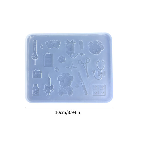 Bear Doctor – accessoires compte-gouttes, moule d'ornement 2