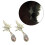 Boucles d'oreilles conque exagérées, pendentif en perle, crochet 2