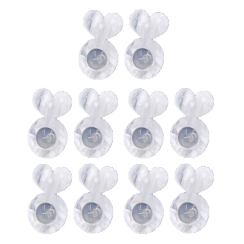 Clear Ear Guards for Pierced Ears Stylish Adjustable Earring-1