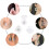 Accessoire de bouchon d'oreille en silicone transparent avec-2 4