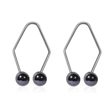 Handy Lip Jewelry Dimple Maker Stylish Lip Stud for-Black