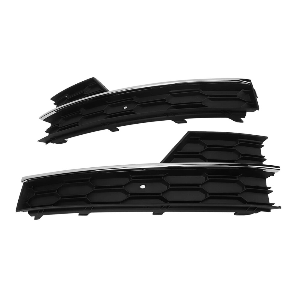 Pair Fog Grille Cover For Octavia Combi Facelift 2017-2019 Light 5081375848355