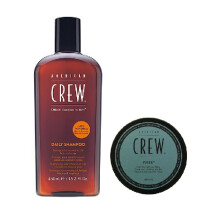 American Crew Daily Moisturizing Shampoo 450ml and Fiber 85g