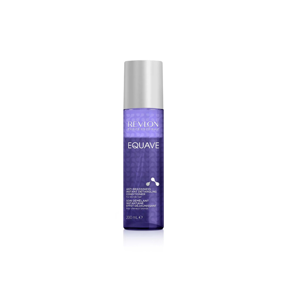 Revlon Gray Equave Anti-Brassiness Bi-Phase Detangling Conditioner, Conditioner For Blonde, And Bleached Hair, Leave-In Conditioner, Anti-Brassiness
